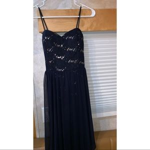 Dark Navy Blue Formal Dress